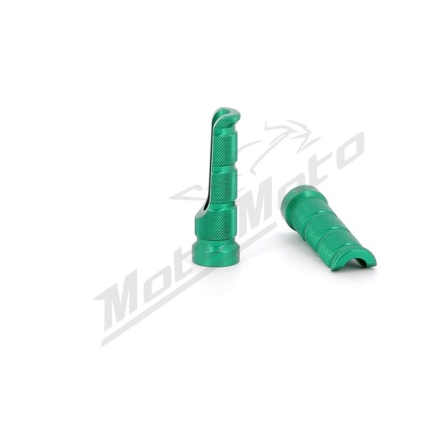 V PARTS Racing Foot Pegs Green 2pc.