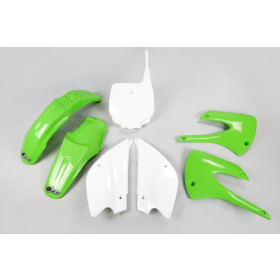UFO Green and white Body Kit for Kawasaki KX 85cc 01-13
