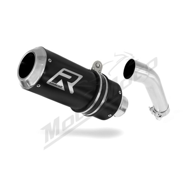 Suzuki GSR 750 2011-2016 Dominator Exhaust Silencer Muffler GP BLACK + dB killer