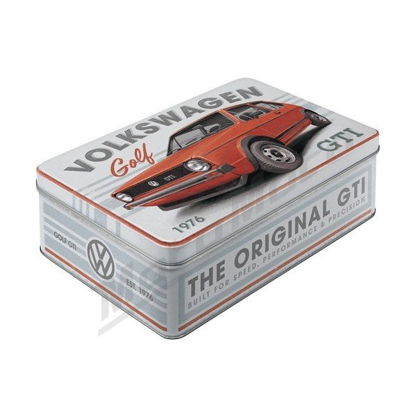 TIN BOX VW GOLF - GTI 1976 23x16x7cm