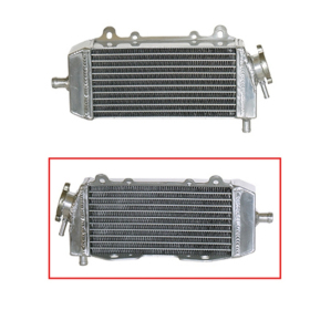 Psychic radiator reinforced with increased capacity Left Kawasaki / Suzuki 250cc 04-06