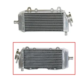 Psychic radiator reinforced with increased capacity Left Kawasaki / Suzuki 250cc 04-06