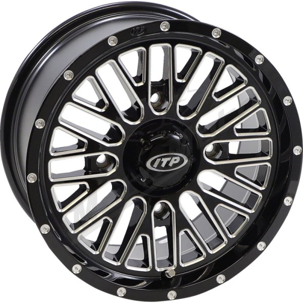 ITP Momentum Wheel 14x7 4/156 5+2 Black