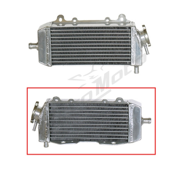 Psychic radiator reinforced with increased capacity Left Kawasaki / Suzuki 250cc 04-06