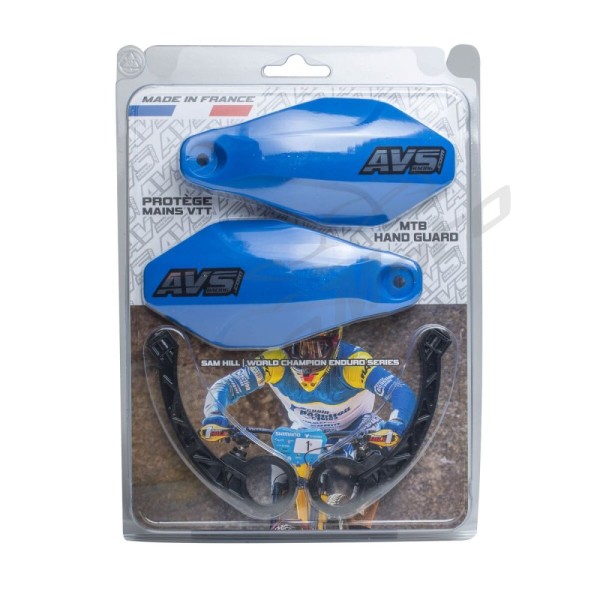 AVS RACING Handguards Kit Plastic Dark Blue