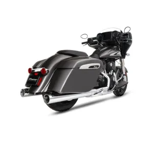RINEHART RACING 500-0562C 4" Slip-On Muffler DBX40 Duals for INDIAN CHALLENGER / CHIEFTAIN / PURSUIT / ROADMASTER / SPRINGFIELD 1768-1901cc 14-26