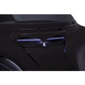 CIRO LED Lighted Fairing Vent Trim Harley Davidson FLH / FLHR / FLHRC 1690-1923cc 14-25