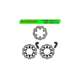 NG BRAKES KITTMAX stabdžių diskų rinkinys YAMAHA T-MAX 500 08-11