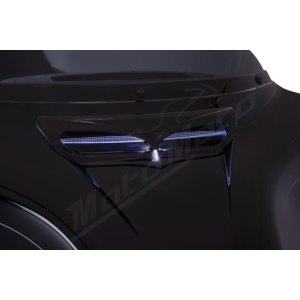 CIRO LED Lighted Fairing Vent Trim Harley Davidson FLH / FLHR / FLHRC 1690-1923cc 14-25