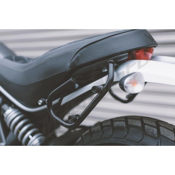 SW-MOTECH Legend Gear LC1 & LC 2 Side Bag System Black Edition Ducati Scrambler 400 15-20