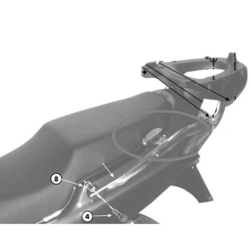 KAPPA Rear storage box bracket Honda VFR 800 98-01