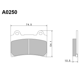 Nissin Brake Pads Yamaha FJ / FZ / FZR / Royal Star / SRX 250-1200cc 86-01