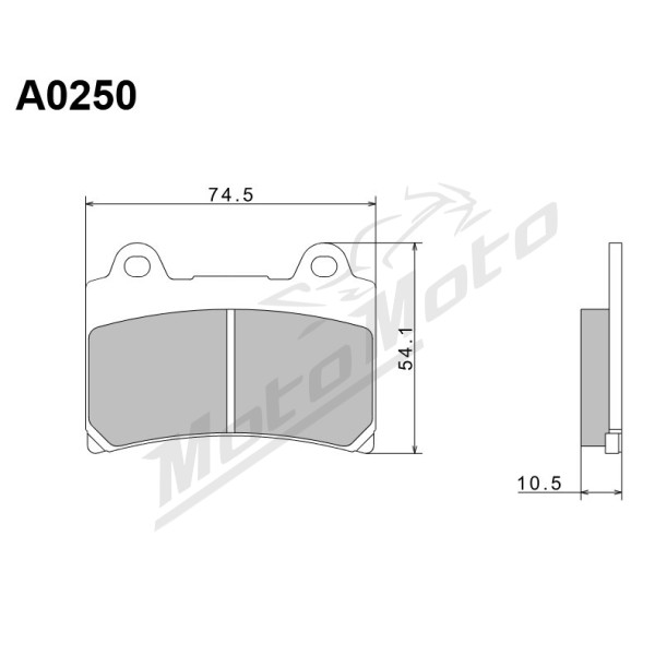 Nissin Brake Pads Yamaha FJ / FZ / FZR / Royal Star / SRX 250-1200cc 86-01