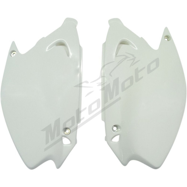 UFO Šoniniai Plastikai Kawasaki KX 125-250cc 03-08 Balta