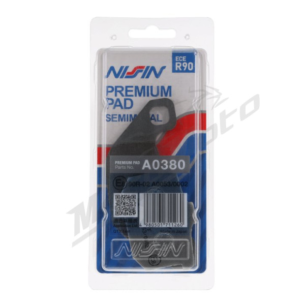 Nissin Brake Pads Kawasaki GTR / Eliminator / EN / FX / GPZ / KR / Vulcan 250-1500cc 83-99