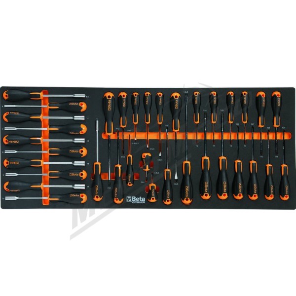 BETA RSC24AXLP/7 Mobile Roller Cab 7 Drawers + Assortment of 418 tools ¼’’ and ½’’