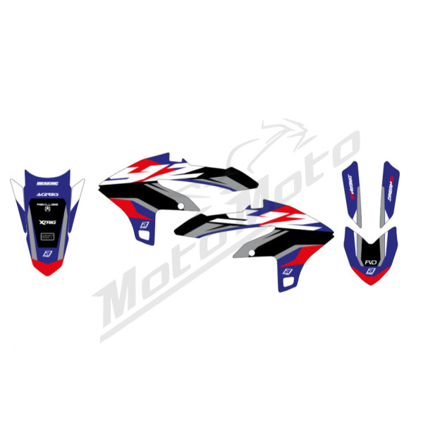 Blackbird DREAM 5 grafikos lipdukų kompl. Yamaha YZ F 250-450cc 23->
