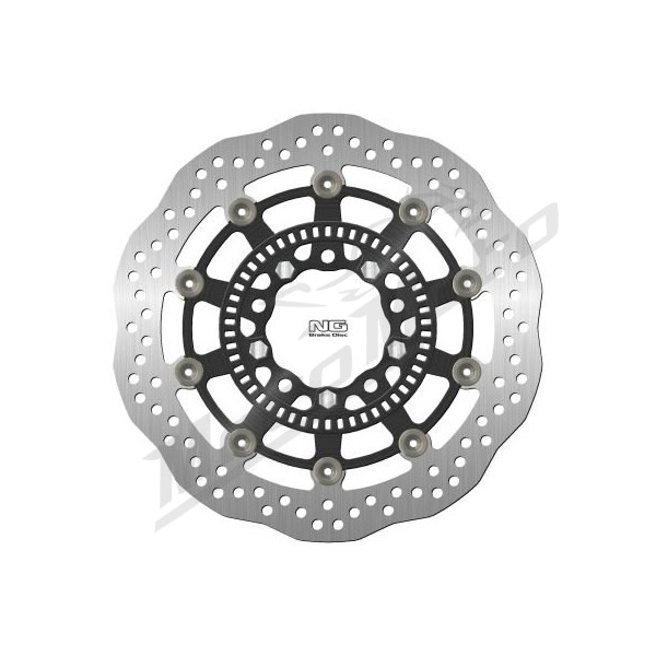 NG BRAKES Front Floating Wave Brake Disc 300mm Kawasaki EN / ER / KLE 636-650cc 13-20