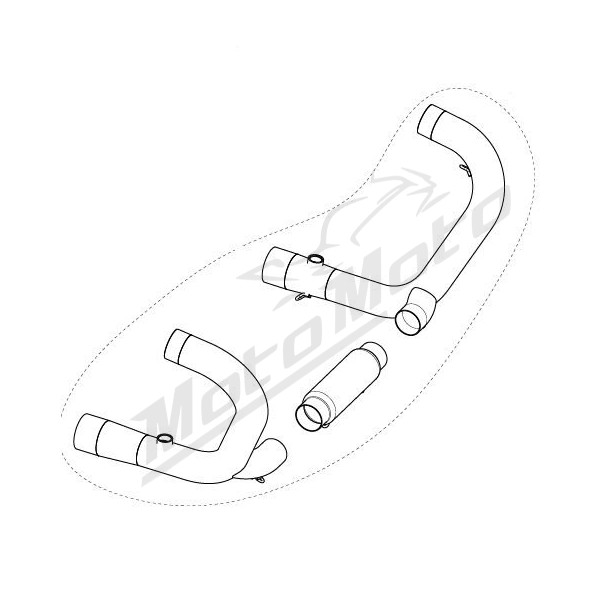 AKRAPOVIC Header Stainless Steel BMW R / Nine T 1170-1200 10-23