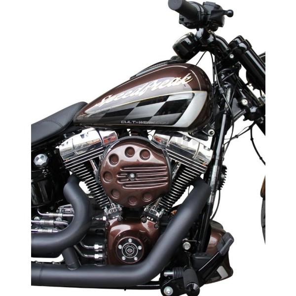 CULT WERK Air Filter Cover Slotted Harley Davidson FXSB 1690-1800cc 2014-2017