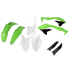 UFO Plastic set with fork guards Kawasaki KXF 450 16-17