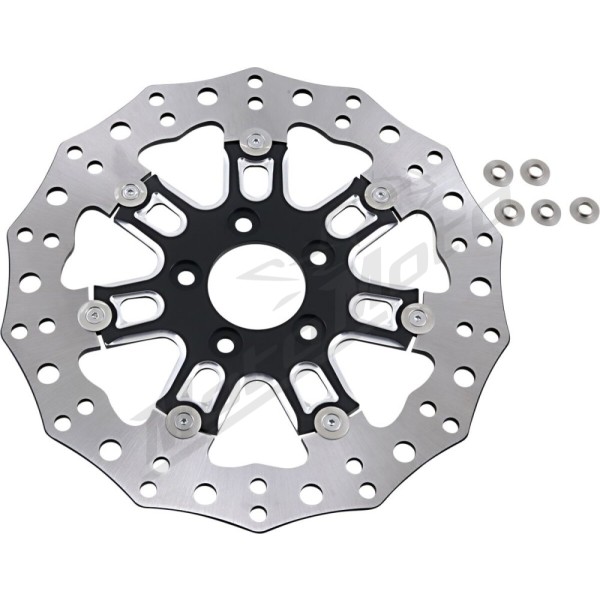 ARLEN NESS Two-Piece Floating Brake Rotor Harley Davidson FLD / FLHRC / FLHT / FLHTK / FLS 1450-1690cc 06-17