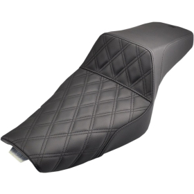 SADDLEMEN Step-Up Lattice Stitch Seat Harley Davidson XL 883-1200 04-22
