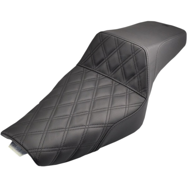 SADDLEMEN Step-Up Lattice Stitch Seat Harley Davidson XL 883-1200 04-22