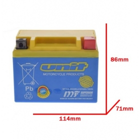 Akumuliatorius UNIT WTX4L-BS / YTX4L-BS 12V / 4Ah