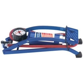 DRAPER Foot Pump with Pressure Gauge