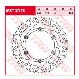 TRW Rear Brake Disc Suzuki RM / DR-Z 125-400cc 99-10