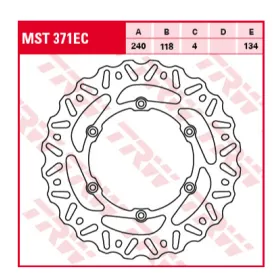 TRW Rear Brake Disc Suzuki RM / DR-Z 125-400cc 99-10