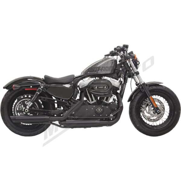 BASSANI XHAUST Firepower Series Slip-On Mufflers Harley Davidson XL 883-1200cc 2014-2022