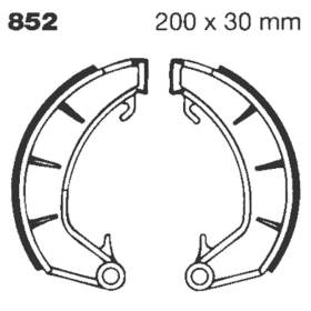 EBC Standard Brake Shoes  NORTON COMMANDO 750 68-70 