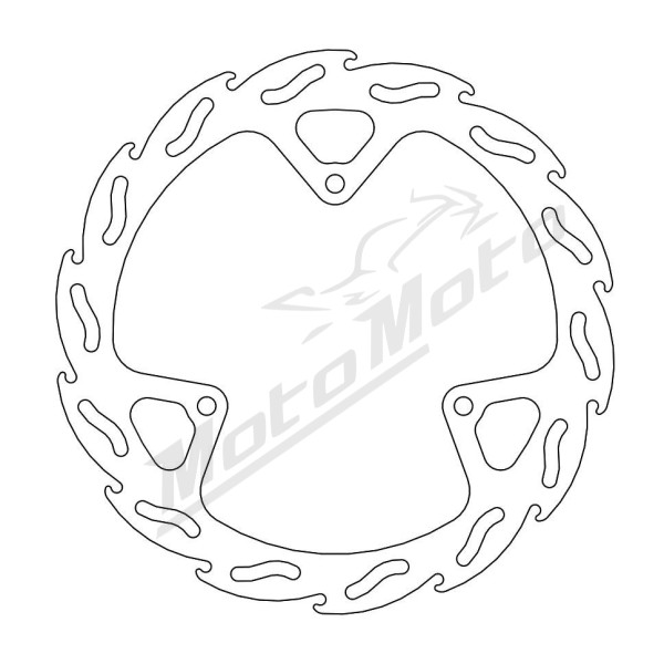 Moto-Master Fixed Front Brake Disc 198mm Gas Gas / Husqvarna / KTM 65cc 01-24