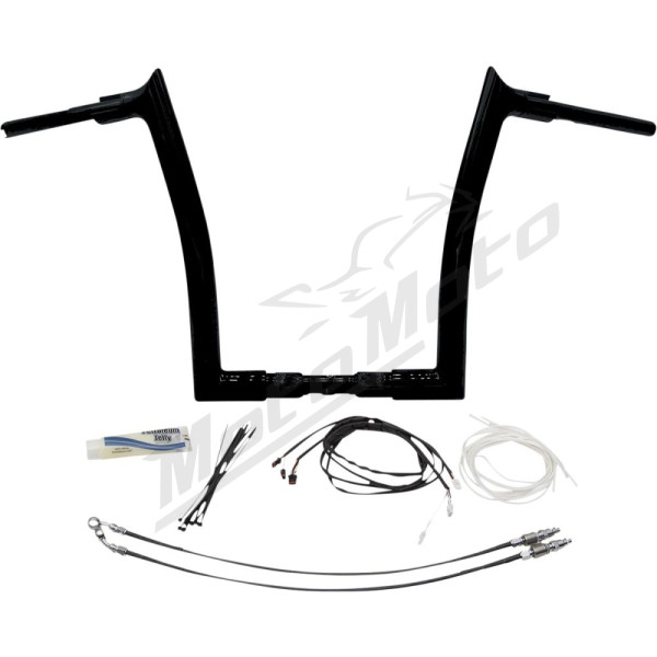 FAT BAGGERS INC. Pointed Top Vairo kompl. juodas 89x35.5cm Harley Davidson FLHRSE4 / FLHRXS 1750-1868 18-20