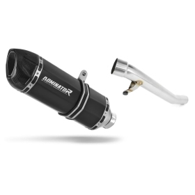 Suzuki GSX 1200 INAZUMA Exhaust Silencer Muffler HP1 BLACK + dB killer