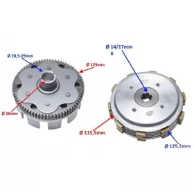 Clutch kit ATV BASHAN BS250S-5