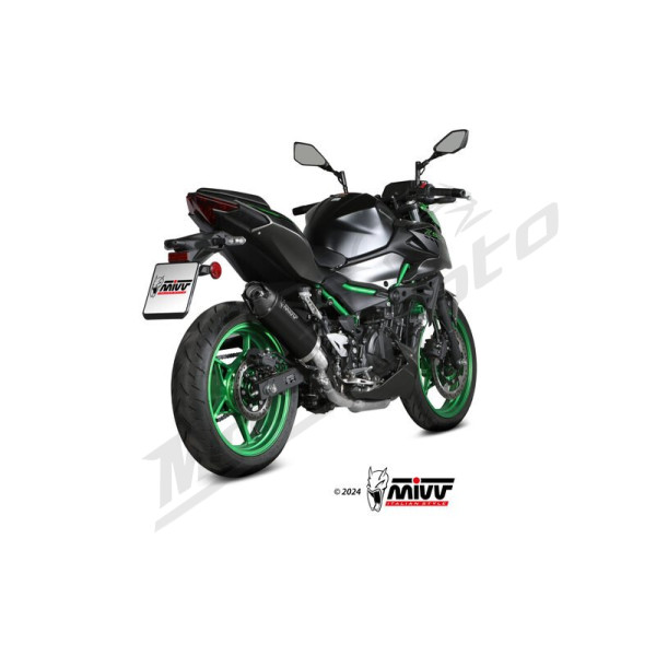 MIVV Slip On Muffler AK-1 Kawasaki Z 500 24-26