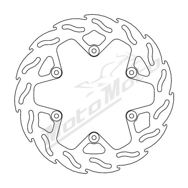 Moto-Master Galinis stabdžių diskas 245mm Yamaha WR / YZ 125-450cc 16-26