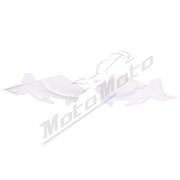 Side covers white CEMOTO HUSQVARNA CR / TC / TE / WR 125-510cc 2005-2011