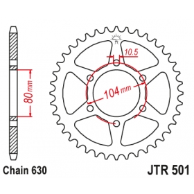 Rear sprocket JTR501