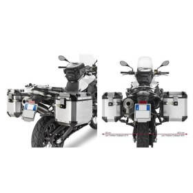 KAPPA Monokey Cam Side Šoninių daiktadėžių laikiklis BMW F 650-800 GS 08-17