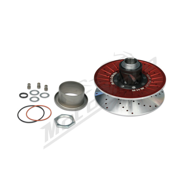 Rear pulley system MALOSSI MHR Alu Ø134 Piaggio / Gilera / Aprilia / Derbi / Vespa 50 98-20 2T