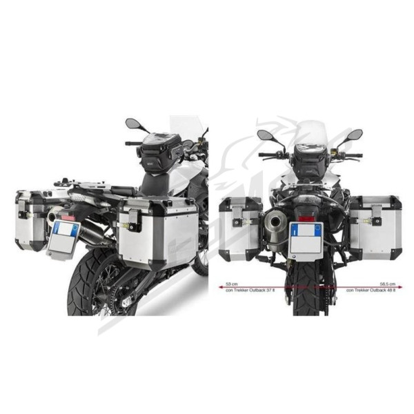 KAPPA Monokey Cam-Side Side Case Holder BMW F 650-800 GS 08-17