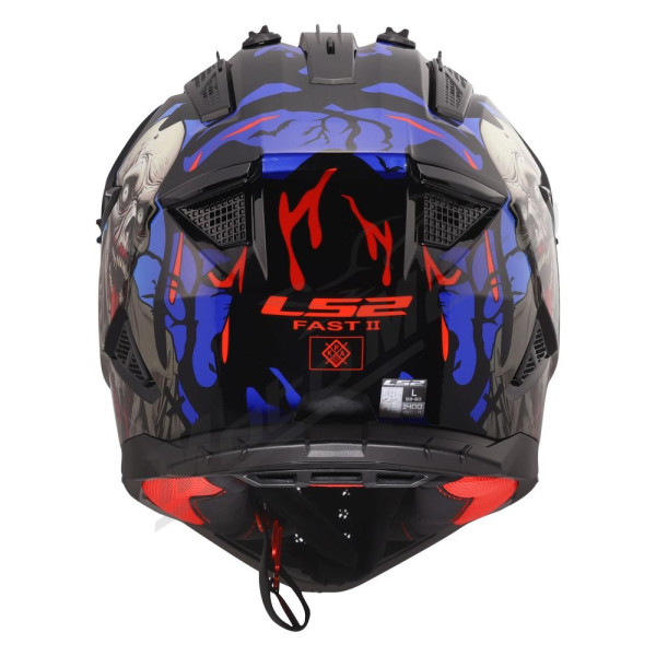 Krosinis Šalmas LS2 MX708 FAST II ZOMBIE 2