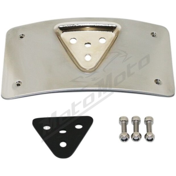 CUSTOM DYNAMICS Radius License Plate Mount Harley Davidson FLD / FLH / FLHC / FLHCS 883-1923cc 99-24
