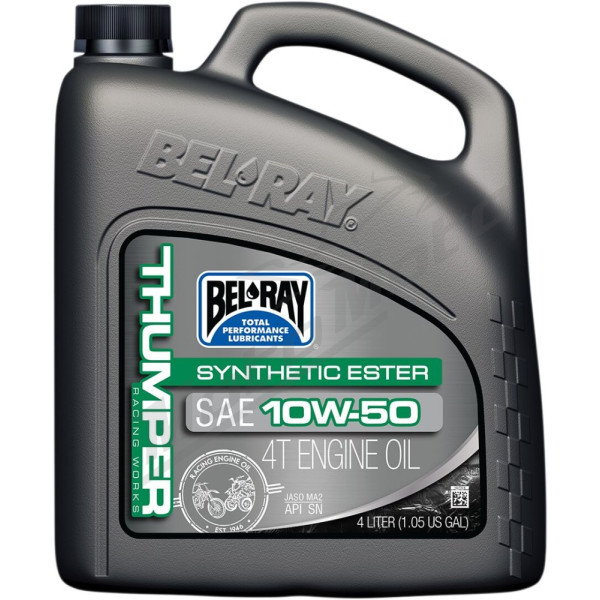 BEL-RAY Thumper® Racing Synthetic Ester 4T Engine Oil 10W50 - 4T - 4L