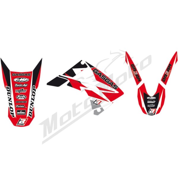 BLACKBIRD RACING DREAM 3 lipdukų rinkinys GAS GAS EC 125-450cc 10-13
