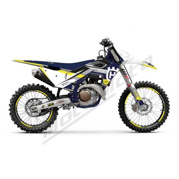 BLACKBIRD RACING STICKER KIT DREAM 5 CHROME HUSQVARNA FC / FE / TC / TE 125-501cc 2023-2025